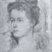 Portret van Jan Toorops echtgenote Annie Hall of haar zus Janet Hall